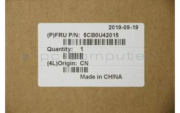 Lenovo 5CB0U42015 COVER Uppercase C81N4 ALBLK FPBL USA