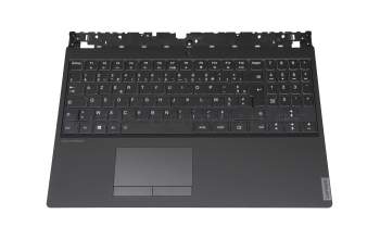 5CB0U42734 teclado incl. topcase original Lenovo FR (francés) negro/negro con retroiluminacion