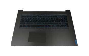 5CB0U42816 teclado incl. topcase original Lenovo DE (alemán) negro/azul/plateado con retroiluminacion