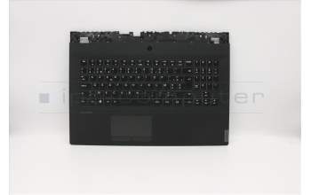 Lenovo 5CB0U42952 C-Cover with keyboard, Belgian, Black, Backlight