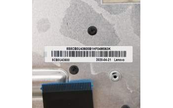 Lenovo 5CB0U43600 COVER UpperCaseASM B NFP_DO_UK W/UK