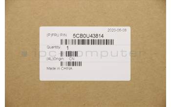 Lenovo 5CB0U43814 COVER Upper Case ASM_CZ-SK L 81TD IG