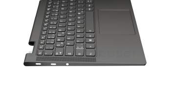 5CB0U43939 teclado incl. topcase original Lenovo DE (alemán) gris/canaso con retroiluminacion