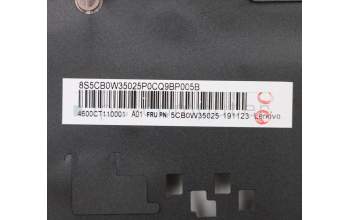 Lenovo 5CB0W35025 COVER FRU Ccover w/FPR BK,clamshell,BK