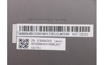 Lenovo 5CB0W43476 COVER Upper Case ASM_US W 81Q8 IG W/KB
