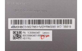Lenovo 5CB0W43487 COVER Upper Case ASM_IT W 81Q8 IG W/KB