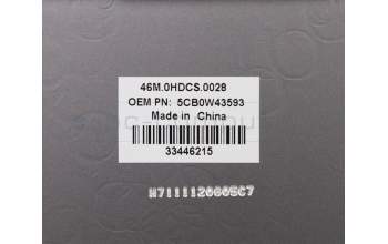 Lenovo 5CB0W43593 COVER Upper Case ASM_SW W 81TE IG BL