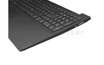 5CB0W44082 teclado incl. topcase original Lenovo DE (alemán) gris/canaso