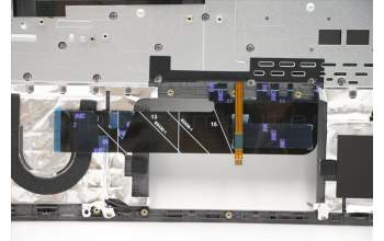 Lenovo 5CB0W44372 COVER Upper Case20RV FP_MGR_BL_ UKR