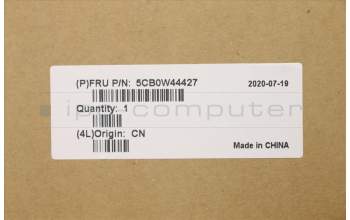 Lenovo 5CB0W44427 C-Cover with keyboard,Portuguese,Mineral Grey,Non_Backlight,Fingerprint