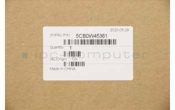 Lenovo 5CB0W45361 COVER Upper CaseQ20RWFP_MGR_NBL_UKE