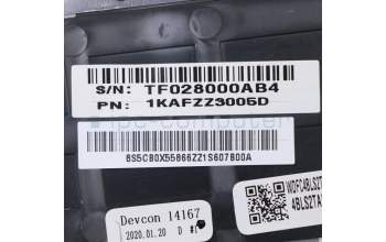 Lenovo 5CB0X55866 COVER Upper Case ASM_CZ-SK Q82A1 GY