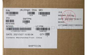 Lenovo 5CB0X56080 COVER UpperCaseASM_AR-E L81YK BLFPPG