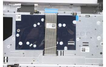 Lenovo 5CB0X56143 C-Cover with keyboard, Belgian, Platinum Grey, Backlight, Fingerprint, UK