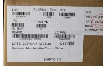 Lenovo 5CB0X56304 COVER UpperCaseASM_FR-AR L81YK NBLNFPPG