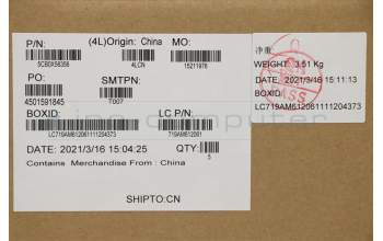 Lenovo 5CB0X56356 COVER UpperCaseASM_AR-E L81YK NBLNFPGG