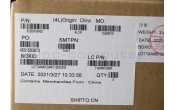 Lenovo 5CB0X56420 COVER UpperCaseASM_CZ-SK L81YKNBLNFPLT