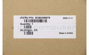 Lenovo 5CB0X56675 COVER Upper Case ASM_UK L81WA FPABEDIS