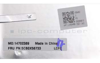 Lenovo 5CB0X56733 COVER Upper Case ASM_UKR L81WANFPCRDDIS