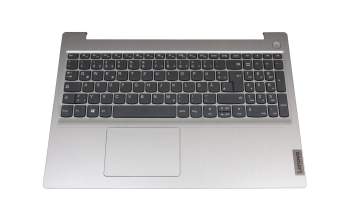 5CB0X57489 teclado incl. topcase original Lenovo DE (alemán) gris/plateado