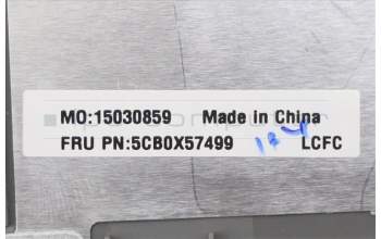 Lenovo 5CB0X57499 COVER Upper Case ASM_SW L81WB NFPPGYDIS