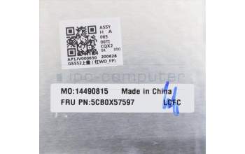 Lenovo 5CB0X57597 COVER Upper Case ASM_UK L81WB NFPCRDDIS