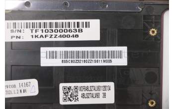 Lenovo COVER Upper Case ASM_US L81WB FPCRDDIS para Lenovo IdeaPad 3-15ADA05 (81W1)
