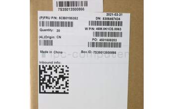 Lenovo 5CB0Y85352 COVER Upper Case ASM_ND NBL NFP W81X1PG