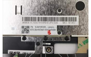 Lenovo 5CB0Y85368 COVER Upper Case ASM_TR BL FP W81X1PG