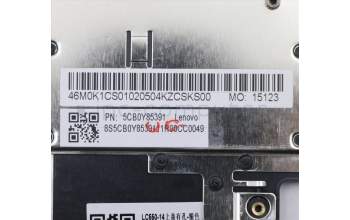 Lenovo 5CB0Y85391 COVER Upper Case ASM_BU BL FP W81X1PG