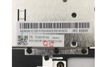 Lenovo 5CB0Y85394 COVER Upper Case ASM_UKR BL FP W81X1PG
