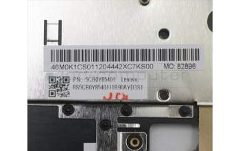 Lenovo 5CB0Y85401 COVER Upper Case ASM_PO NBL FP W81X1PG