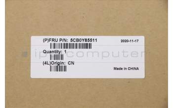 Lenovo 5CB0Y85511 C-Cover with keyboard, Belgian, Grey, Backlight, Fingerprint