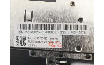 Lenovo 5CB0Y85545 COVER Upper Case ASM_SW NBL FP W81X1GY