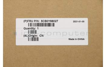 Lenovo 5CB0Y88027 COVER Upper Case ASM_UK BL FP W81X3PG