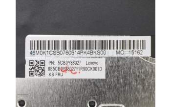 Lenovo 5CB0Y88027 COVER Upper Case ASM_UK BL FP W81X3PG