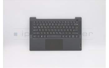 Lenovo 5CB0Y88943 C-Cover with keyboard, German, Black, Backlight, Fingerprint
