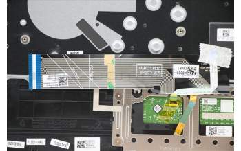 Lenovo 5CB0Y88943 C-Cover with keyboard, German, Black, Backlight, Fingerprint