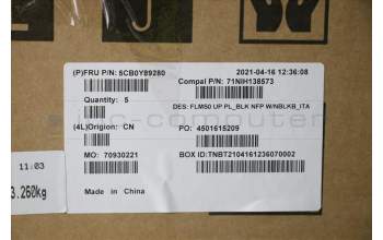 Lenovo 5CB0Y89280 COVER Upper C81YH PL_BLK NFP NBLKB_ITA