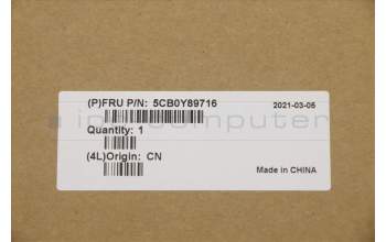 Lenovo 5CB0Y89716 COVER Upper Case ASM_TI BL FP W81X3PG