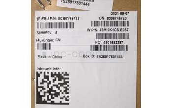 Lenovo 5CB0Y89723 COVER Upper Case ASM_FR BL FP W81X3PG