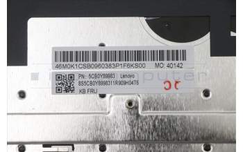 Lenovo 5CB0Y89983 COVER Upper Case ASM_BE BL FP W81X3PG