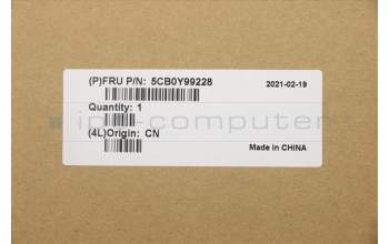 Lenovo 5CB0Y99228 COVER Upper Case ASM_CH BL FP W81X3GY