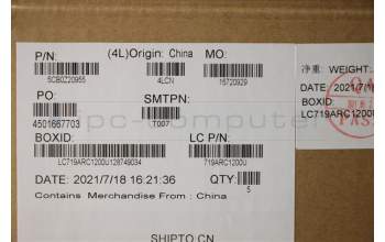 Lenovo 5CB0Z20955 COVER Upper Case ASM_AR-E L82C3IGTEX