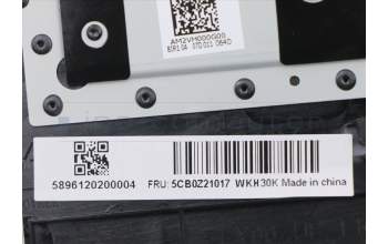 Lenovo 5CB0Z21017 COVER UpperCase ASM C81YT KB SW