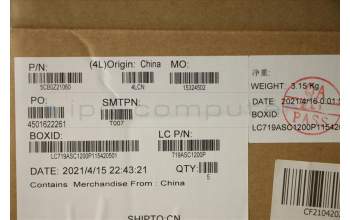 Lenovo 5CB0Z21060 COVER Upper Case ASM_US L82C6 IGTEX