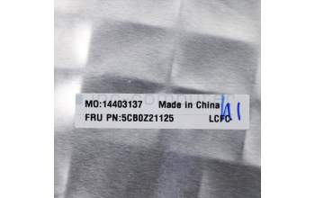 Lenovo 5CB0Z21125 COVER Upper Case ASM_RU L81Y8 NFPBL