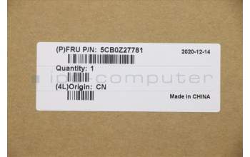 Lenovo 5CB0Z27781 C-Abdeckung mit Tastatur, Belgisch, Platingrau, Ohne Hintergrundbeleuchtung, GB