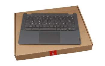 5CB0Z27902 teclado incl. topcase original Lenovo DE (alemán) gris/oro