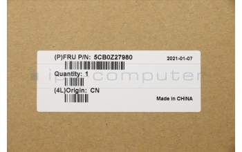 Lenovo 5CB0Z27980 COVER Upper Case ASM_SP B 82B8 BL
